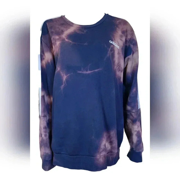 Adidas Women's Tie-Dye Sweatshirt - Picture 2 of 5